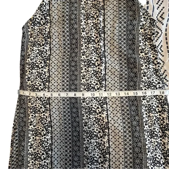 Altar’d State Boho Black and White Patterned Halter Maxi Dress Boho Chic Hippie - Picture 10 of 10